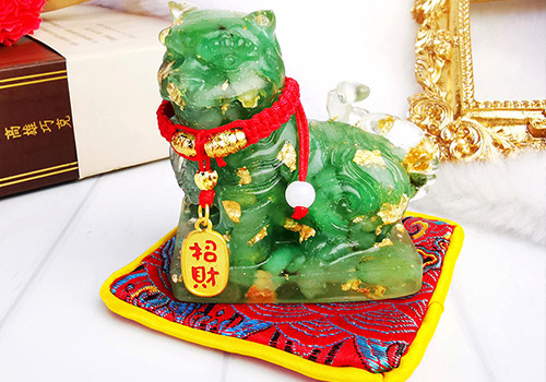 財神虎爺擺件(東菱玉HS-1001)《含開光》