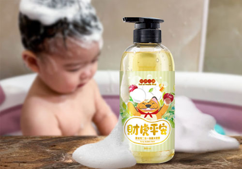 財虎平安-嬰幼兒二合一洗髮沐浴露500ml-2入組
