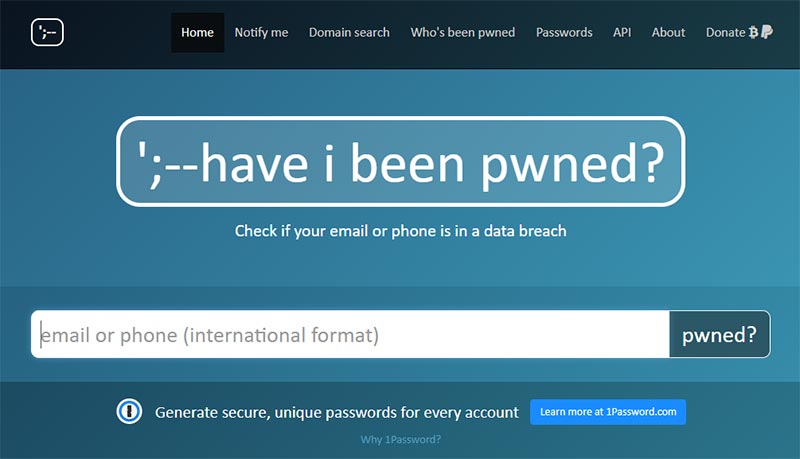 have i been pwned