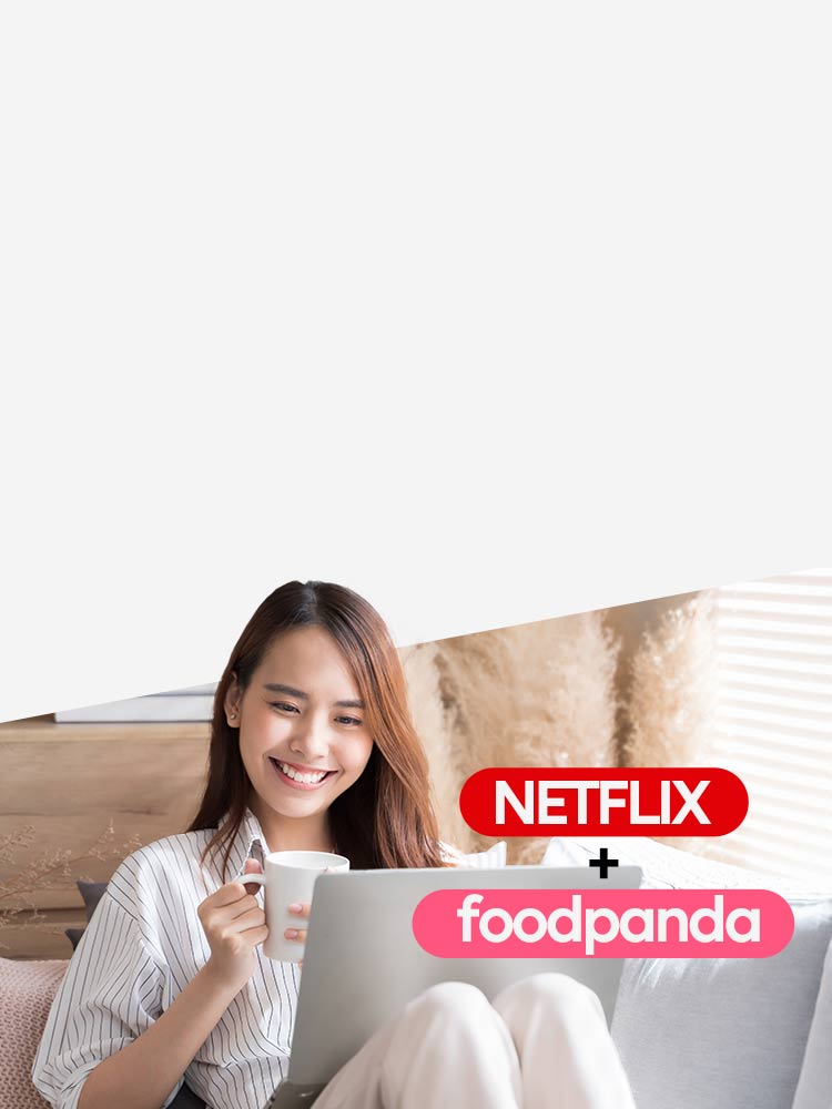 追 Netflix 享 foodpanda 邊看邊吃85折