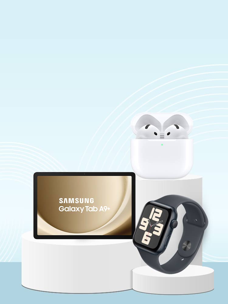 手機、3C、家電眾多商品 5G資費隨您搭，最低$0帶回家！